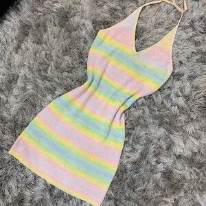 Wild Fable rainbow knit dress